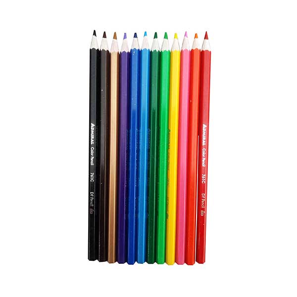 مداد رنگی 12 رنگ ادمیرال