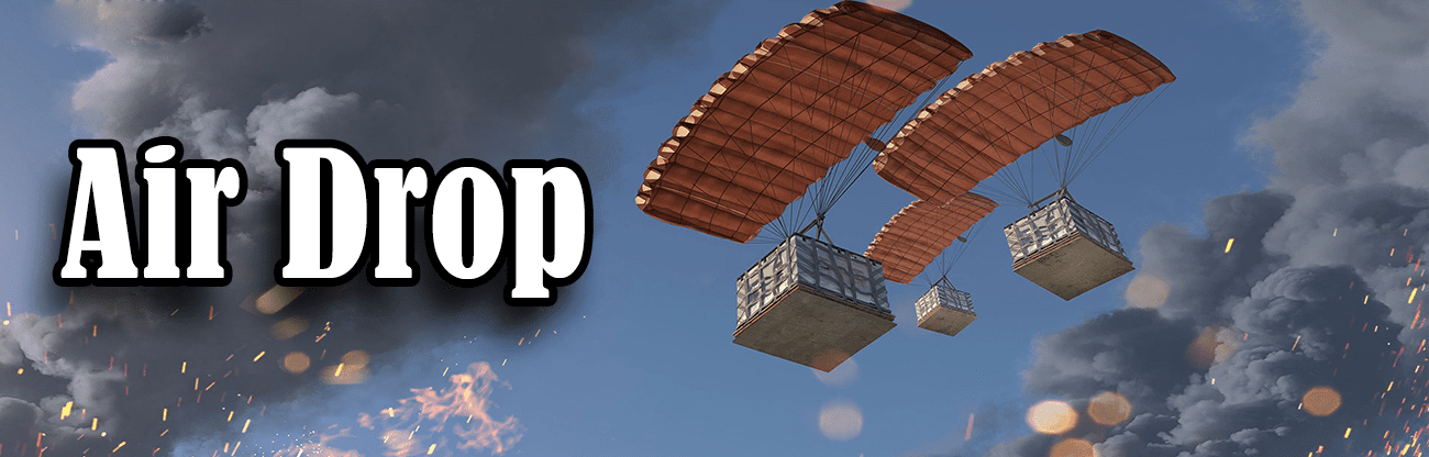 air drop banner